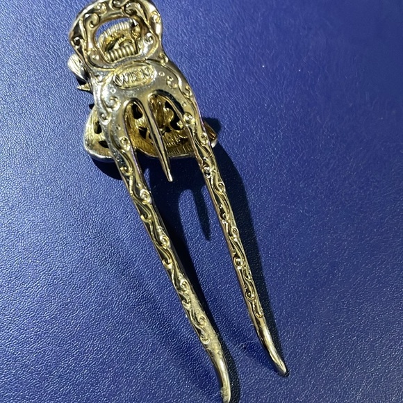 Vintage Wien Victorian butterfly with Australian crystals hair clip - Picture 4 of 6